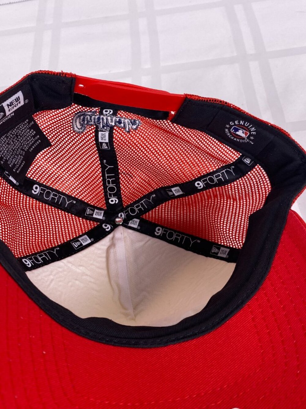 St Louis cardinals Spring Training Women's A-Frame style hat. Red/Wht adjustable - Picture 10 of 10
